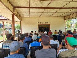 Belum Temui Kesepakatan Pembahasan Tapal Batas, Polsek Muara Kuang Pastikan Situasi Tetap Aman dan Kondusif