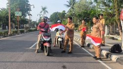 Ayo Tunjukan Semangat Kemerdekaan Mu !!!     Disnaketrasn bersama Forum HRD MUBA bagikan Bendera Merah Putih Untuk Warga Muba Tindak Lanjuti Edaran Bupati-Wabup Muba: Disnakertrans & Forum HRD Bagikan 81 Bendera dan Imbau Seluruh Perusahaan Kibarkan Merah Putih 