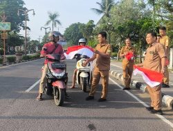 Ayo Tunjukan Semangat Kemerdekaan Mu !!!     Disnaketrasn bersama Forum HRD MUBA bagikan Bendera Merah Putih Untuk Warga Muba Tindak Lanjuti Edaran Bupati-Wabup Muba: Disnakertrans & Forum HRD Bagikan 81 Bendera dan Imbau Seluruh Perusahaan Kibarkan Merah Putih 