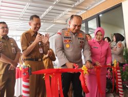 Kapolres Muara Enim Resmikan Nutrition Corner Powerfit 