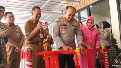 Kapolres Muara Enim Resmikan Nutrition Corner Powerfit 