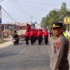 Jaga Keamanan Gerak Jalan Tingkat SMA Dan Umum, Polsek Tanjung Batu Siapkan Pengamanan Penuh Semarak HUT RI ke-81