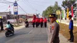 Jaga Keamanan Gerak Jalan Tingkat SMA Dan Umum, Polsek Tanjung Batu Siapkan Pengamanan Penuh Semarak HUT RI ke-81