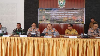 Kapolres Muara Enim Ajak Semua Pihak Bersatu Lawan Karhutla