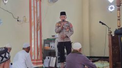 Kapolsek Tanjung Batu Jumat Curhat, D Masjid Jamiul Roaidin Desa Tanjung Tambak, Sampaikan Pesan Kamtibmas