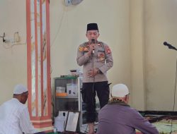 Kapolsek Tanjung Batu Jumat Curhat, D Masjid Jamiul Roaidin Desa Tanjung Tambak, Sampaikan Pesan Kamtibmas