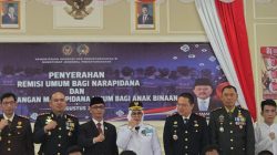 Lapas Muara Enim Berikan Remisi Umum HUT ke-81 Kemerdekaan RI, 18 Warga Binaan Langsung Bebas