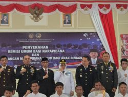Lapas Muara Enim Berikan Remisi Umum HUT ke-81 Kemerdekaan RI, 18 Warga Binaan Langsung Bebas