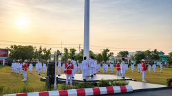 Pesona Parade Senja Tutup Rangkaian HUT ke-81 RI di Muba dengan Khidmat  