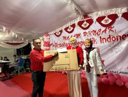 Senyum Sumngringah Warga Grand City Terima Hadiah Sambut Malam Puncak HUT RI-81 