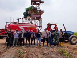 Pastikan Kesiapan Penanganan Karhutla, Polsek Tanjung Batu Bersama tim gabungan Cek Peralatan dan laksanakan Patroli Gabungan di Wilayah Cinta Manis