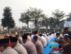 Polsek Tanjung Batu Hadiri Sholat Istisqo dan Maulid Nabi., Kapolres Ogan Ilir Salurkan Sembako