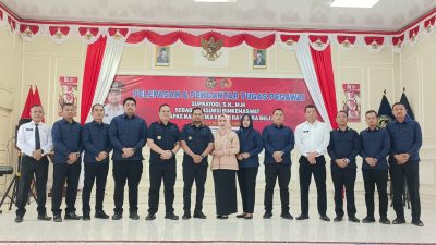 Lapas Muara Enim Gelar Pelepasan dan Pengantar Tugas Pegawai Menuju Lapas Narkotika Muara Beliti