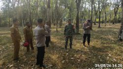 Cegah Karhutla, Polsek Tanjung Batu Bersama Tiga Pilar Sisir Titik Rawan di Jalur Tanjung Batu-Burai