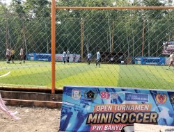 Turnamen Mini Soccer PWI Banyuasin 2026 Berlangsung Sengit, Tim Sugar Dedi FC Masuk Final 