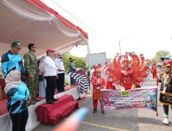 Meriah dan Penuh Kreativitas, Pawai Karnaval HUT Ke-81 RI Guncang Pangkalan Balai