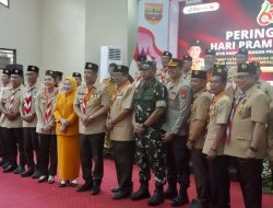 Ketua Kwarcab Banyuasin Dianugerahi Lencana Melati 2026 pada Apel Hari Pramuka ke-65 Sumsel