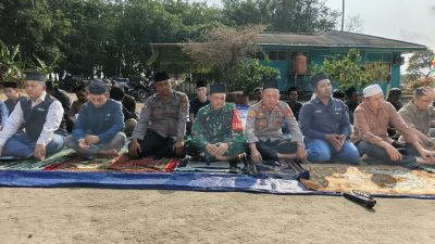Wujud Keprihatinan, Cluster Head Adhiyan Yuwono Gelar Istisqo Bersama TNI-Polri di Rayon I Burai 