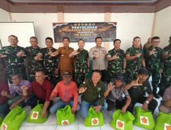 Cegah Karhutla Tim Saskoad Mabes TNI Beri Edukasi Pencegahan Karhutla di Lawang Kidul   