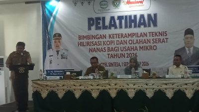 Dorong Hasilkan Cuan Lalui Hilirisasi Komoditas Lokal, Pemkab Muara Enim Latih UMK Olah Kopi dan Serat Nanas