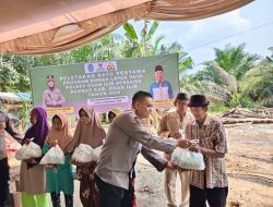Bedah Rumah Tahun 2026: Kapolsek Tanjung Batu Pimpin Peletakan Batu Pertama di Desa Embacang