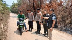 Kapolsek Tanjung Batu Didampingi Kasubsektor Lubuk Keliat Dan Sekcam, Sampaikan Imbauan Tegas Cegah Karhutla