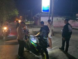 Polsek Tanjung Batu Gelar KRYD Malam Hari Libur, Antisipasi Kejahatan 3C dan Premanisme