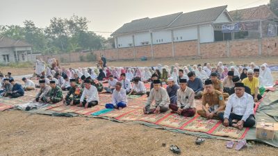 “Sholat Istisqo” Di Desa Tanjung Pinang I, Kapolsek Tanjung Batu Ajak Warga Bersama Cegah Karhutla