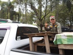 Ganggu Fasilitas Umum, Lapak PKL di Tertibkan Petugas Satpol PP