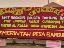 Pemdes Bangun Jaya Ucapkan Selamat Atas Keberhasilan Unit Reskrim Polsek Tanjung Batu Ungkap Kasus Curanmor Di Masjid Alfalah