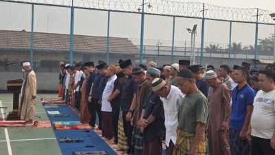 Lapas Muara Enim Gelar Salat Istisqa Bersama WB, Mohon Turunnya Hujan dan Keberkahan
