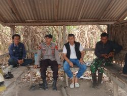 Personel Polsek Tanjung Batu Gencar Imbau Masyarakat Waspadai Bahaya Karhutla