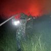 Dandim 0402/OKI Turun Langsung Pimpin Penanganan Karhutla di Pemulutan