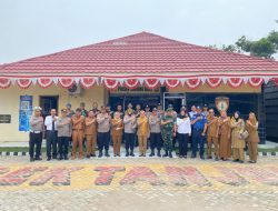 Kunker ke Polsek Tanjung Batu : Kapolres Ogan Ilir, Tekankan Pencegahan Karhutla dan Kamtibmas