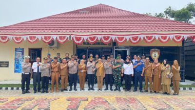 Kunker ke Polsek Tanjung Batu : Kapolres Ogan Ilir, Tekankan Pencegahan Karhutla dan Kamtibmas