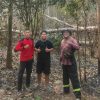 Pemuda dan Tim BPBD Banyuasin Siaga Karhutlah di Desa Pelajau