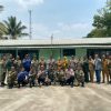 HUT TNI KE-81: Polsek Tanjung Batu Bersama Camat Tanjung Batu Dan Payaraman Anjangsana di Koramil 402-06 Tanjung Batu   