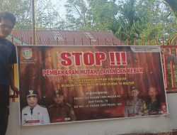 Cegah Karhutla di Musim Kemarau, Bhabinkamtibmas Betung Edukasi Warga Talang Ipuh