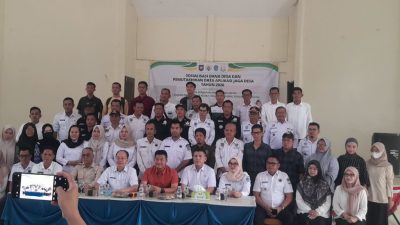 BKAD 4 Kecamatan Gelar Sosialisasi Dana Desa Dan Pemuktahiran Data Aplikasi Jaga Desa Tahun 2026 : Dilaksanakan Bersama Kasi Datun Kejari Ogan Ilir   