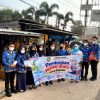 UPTD PSRABH DINAS SOSIAL PROVINSI SUMATERA SELATAN BAGIKAN 500 MASKER GRATIS UNTUK CEGAH DAMPAK KABUT ASAP KARHUTLA DI OGAN ILIR