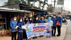 UPTD PSRABH DINAS SOSIAL PROVINSI SUMATERA SELATAN BAGIKAN 500 MASKER GRATIS UNTUK CEGAH DAMPAK KABUT ASAP KARHUTLA DI OGAN ILIR