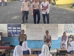 Jalin Silaturahmi, Kapolsek Tanjung Batu Sambangi SMK Az-Zawiyah Sampaikan Pesan Kamtibmas